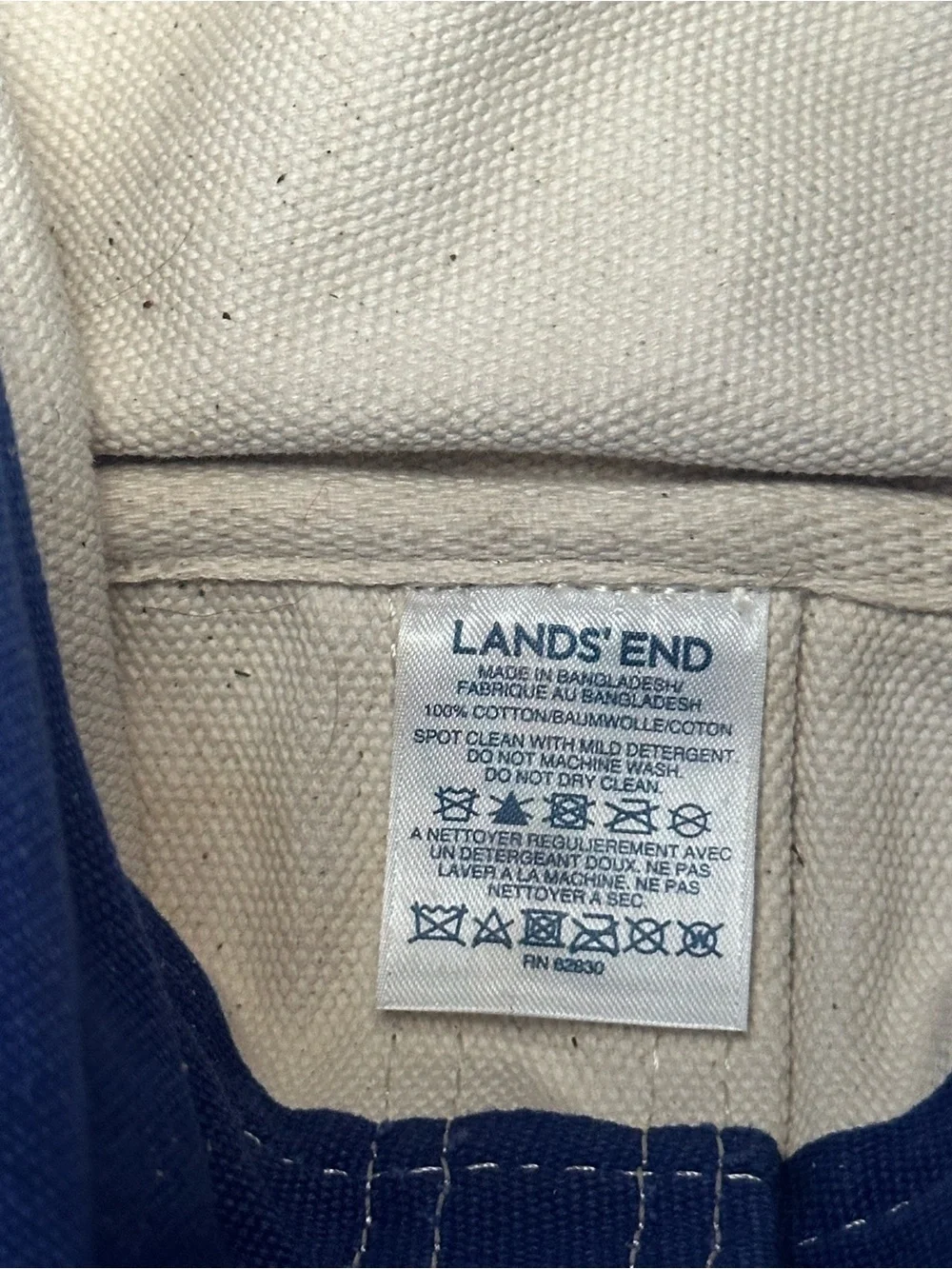 Lands End sturdy canvas